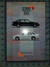 1989 Ford Merkur XR4Ti Scorpio Brochure   picture
