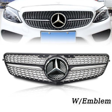 Front Upper Grille Grill w/Chrome Star For Mercedes Benz W204 C250 C300 08-14 picture