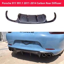 Fit Porsche 911 991.1 2011-2014 Real Carbon Fiber Rear Diffuser Lip Spoiler picture