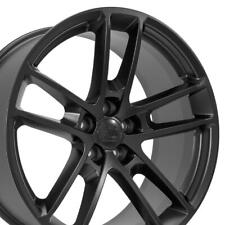 20 inch Staggered Satin Black 2528 SET Rims Fit Dodge Challenger Wheels picture