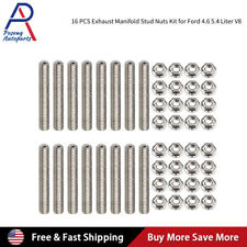 Stainless Steel Bolts Exhaust Manifold Header Stud Kit for Ford F150 4.6/5.4L V8 picture