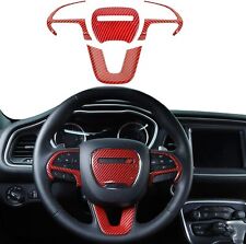 4X Steering Wheel Panel Decor Cover Trim For Dodge Charger 2015-2022 Accessories picture