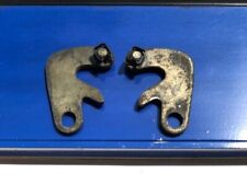 GENUINE PORSCHE 924 944 EMERGENCY BRAKE SWANS (PAIR) WITH ORIGINAL CABLE CLIPS picture