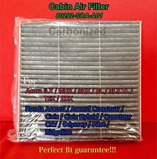 CARBONIZED CABIN AIR FILTER For Honda ACCORD CIVIC CRV Acura MDX RDX RL TL TSX picture