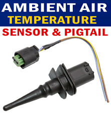 Ambient Outside Air Temperature Sensor & Pigtail for BMW 3 5 7 Series X1 X3 X5 picture