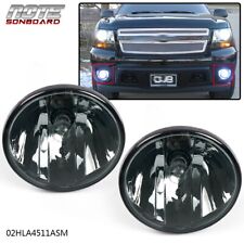 Fit For 07-13 Avalanche Suburban Tahoe GMC Smoke Bumper Fog Lights Lamps+Bulbs picture