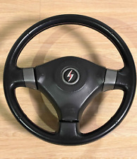 Nissan Genuine 200SX Silvia S15 Black Leather Steering Wheel Red Stitch OEM JDM picture