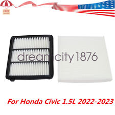 Premium COMBO Set Air Filter+Cabin Air Filter For Honda	Civic Sport Touring picture