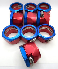 (10 Pack) Aluminum Magna Clamp Red Blue Fits 2-1/4
