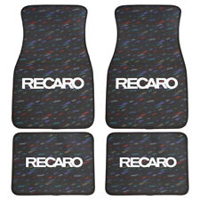 4pcs/set RECARO Le Mans Confetti Fabric Floor Mats Interior Carpets Universal picture