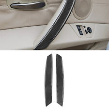 2pcs Carbon Fiber Interior Door Handle Cover Sticker For BMW Z4 E85 2003-2008  picture