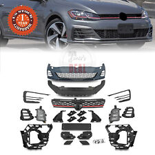 GTI Style Front Bumper Cover Kit Fits For 2017-2020 Volkswagen VW Golf 7.5 MK7.5 picture