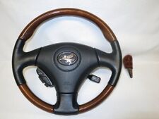 Toyota Soarer UZZ40 Genuine Wood Steering Wheel & Shift Knob for Lexus SC430 picture