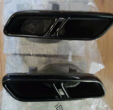 Mercedes OEM Quad Tip Black Chrome Night Package W222 C217 R231 S 65 SL 65 AMG picture