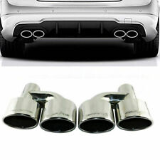  Pair Fit For Mercedes Benz AMG Exhaust Tips W212 E350 E400 C63 C300 C350 W204 picture