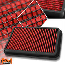 For 92-02 Corolla/Millenia/Prizm Reusable Multilayer High Flow Air Filter Red picture