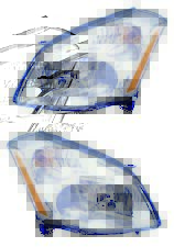 For 2007-2008 Nissan Maxima Headlight HID Set Driver and Passenger Side picture