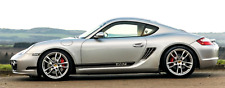 Custom 987 Stripes Side Door Decals Set For Porsche Cayman 2005-2014 987 987.2 picture