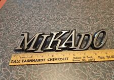Chevrolet LUV Mikado Emblem Badge Nameplate OEM 1970's – 1980's? picture
