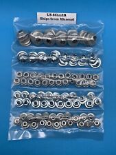 125 pcs Assortment Thread Cutting Nuts PAL Emblem Name Plate Chevy Ford 1/8 3/16 picture