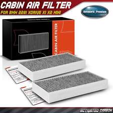2x Activated Carbon Cabin Air Filter for BMW 228i xDrive Gran Coupe i3s X1 Mini picture