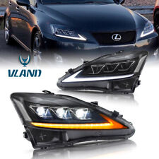 Full Clear LED DRL Projector Headlights For 2006-2012 Lexus IS 250 IS 350 ISF picture