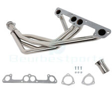 Silver Stainless Exhaust Header Fits 81-92 Isuzu Pickup Truck 1.8L/2.0L/2.3L picture