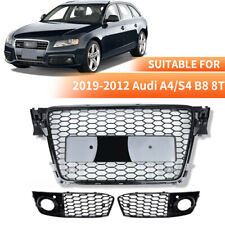 Fits For Audi B8 A4 S4 RS4 style 09-12 Front Henycomb Mesh Bumper Grill grille picture