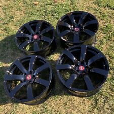 Nissan Skyline  GT-R R35 OEM Wheels Powder coated Gloss Black Staggered Set Of 4 picture