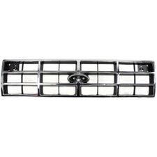 For Ford Bronco II Grille Assembly 1989 1990 Chrome Shell/Painted Silver picture