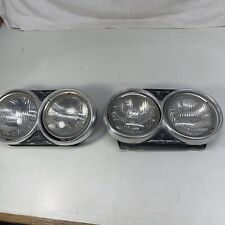 1964 Pontiac Lemans GTO L&R headlight mounting panel assemblies bezels Rings sa4 picture