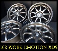 JDM 102o KZ55WORK EMOTION XD9 Wheels 18x8J/9J 5 holes PCD114.3 +45/+43 No Tires picture