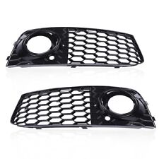 RS4 Style Honeycomb Fog Light Cover Fit For Audi A4 B8 2009-2012 Standard Bumper picture