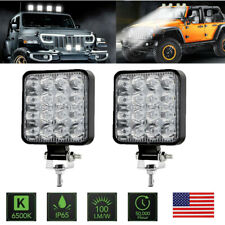 3Inch LED Cube Pods White Offroad Driving Lamp Spot Work Light Bar Fog Square picture