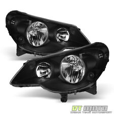 Blk 2007-2010 Chrysler Sebring Replacement Headlights Headlamps 07-10 Left+Right picture