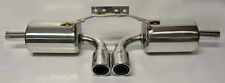 Full Stainless Axle Back Exhaust System for Porsche Boxster 986 97-04 Base & S  picture