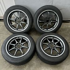 JDM RAYS CE28 CLUB RACER 15 inch 7j +38 PCD100 4H Hankook ventus RS4 1 No Tires picture