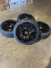 brand new set of 17” alloy wheels and tyres 4x100 Fits Mini Corsa Clio Fiat 500 picture