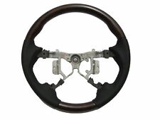 AURION XV40 2006-2011 STEERING WHEEL OE BROWN WOOD BLACK for TOYOTA picture