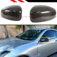 FOR 2003-2007 INFINITI G35 COUPE CARBON FIBER JDM DIRECT ADD-ON MIRROR COVER CAP picture