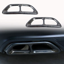 Gloss Black Stainless Exhaust Muffler Tip Cover Outlet Fits 18-22 Accord Sport picture