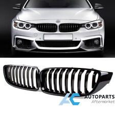 Front Grill Kidney Grille For 2013-2018 BMW 4 Serie F32 428i 435i  Gloss Black picture