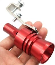Aluminum Turbo Sound Exhaust Muffler Pipe Whistle Blow off Valve Simulator XL picture