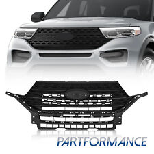 Front Bumper Upper Grille Grill Assembly Black For 2020 2021 2022 Ford Explorer picture