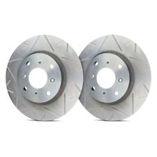 For Ford Festiva 88-93 SP Performance Peak Slotted 1-Piece Front Brake Rotors picture