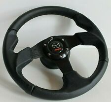 Steering Wheel fits MAZDA Miata MX5 Mx6 Lantis Perforated Leather sport 1989-03 picture