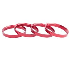 106 to 108 Aluminium Red Wheel Hub Centric Rings OD 108 / ID 106 Hubrings picture