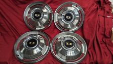 Set (4) 1967 Chevrolet Caprice NOS Hubcaps Wheel Covers 14” Coupe Wagon 327 396 picture