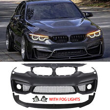 M4 Style Front Bumper W/O PDC Holes W/ Fog lights For  BMW F32 F33 F36 4 SERIES picture