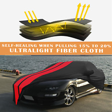 Red/Black Indoor Car Cover Stain Stretch Dustproof For Mitsubishi  FTO picture